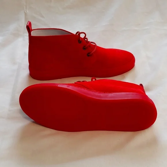 Del Toro Men's New Red High Top sneakers